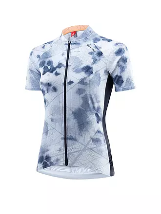 LÖFFLER | Damen Radtrikot Hotbond® Leaf KZ | dunkelblau