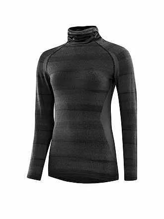 LÖFFLER | Damen Unterziehshirt Rollneck TRANSTEX® Hybrid | schwarz