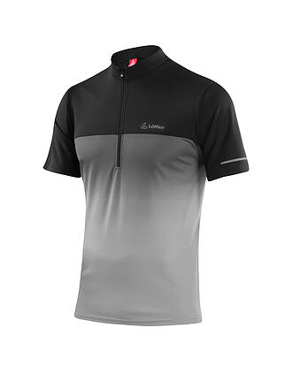 LÖFFLER | Herren Radtrikot Flow 3.0 HZ | silber