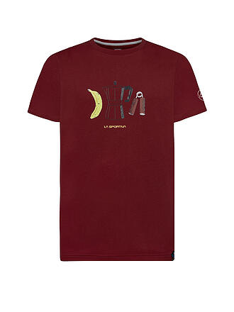 LA SPORTIVA | Herren Klettershirt Breakfast | dunkelrot