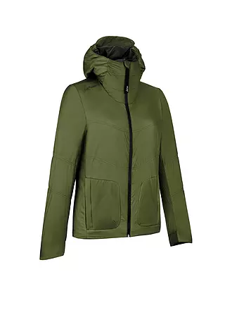 LAMUNT | Damen Touren Isojacke Alberta Light Remoca Pad® | dunkelgrün