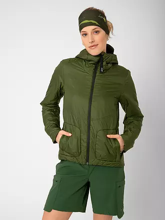 LAMUNT | Damen Touren Isojacke Alberta Light Remoca Pad® | dunkelgrün