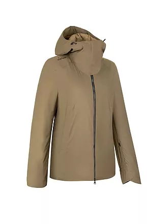 LAMUNT | Damen Tourenjacke Tiziana 2L WP Remoca Hoodie | hellbraun
