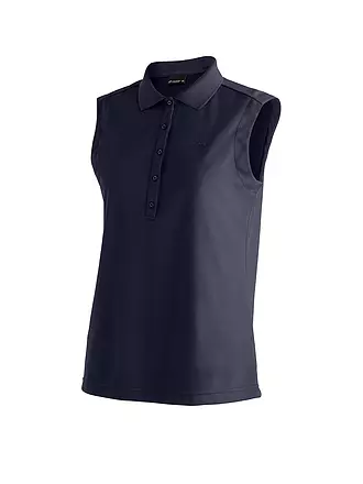 MAIER SPORTS | Damen Funktionspolo Ulrike | dunkelblau