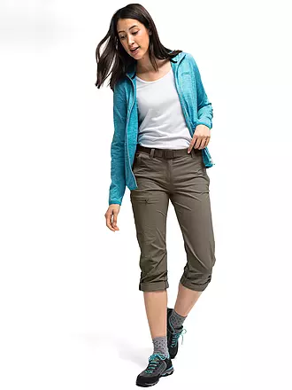 MAIER SPORTS | Damen Wanderhose Lulaka Roll Up | hellbraun