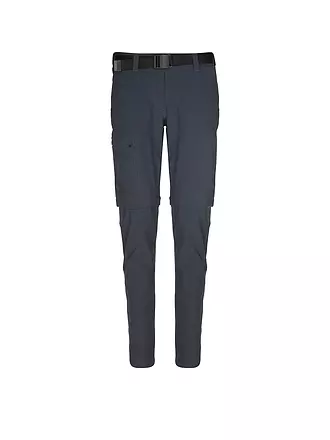 MAIER | Damen ZipOff-Wanderhose Inara Slim Zip | grau