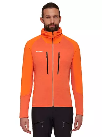 MAMMUT | Herren Fleecejacke Eiswand Advanced ML Hooded | orange