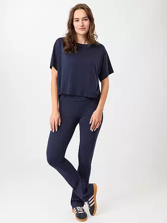 MANDALA | Damen Yoga Hose Classic Rolldown | dunkelblau