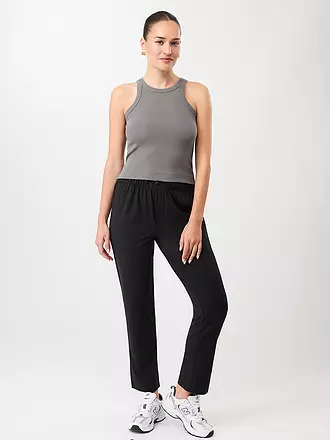 MANDALA | Damen Yoga Tank Boy Top | grau