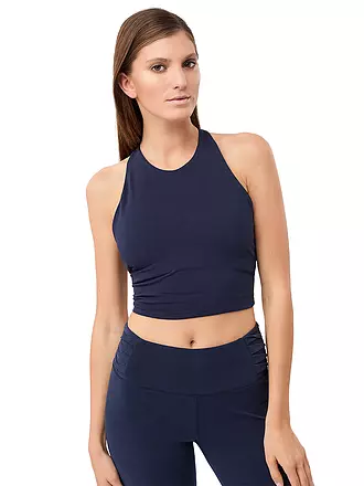 MANDALA | Damen Yoga Tank Top | dunkelblau