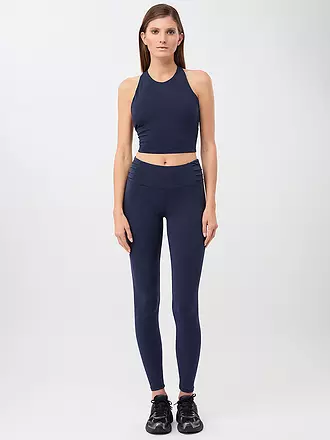 MANDALA | Damen Yoga Tank Top | dunkelblau