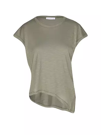 MANDALA | Damen Yogashirt Asymmetric | olive