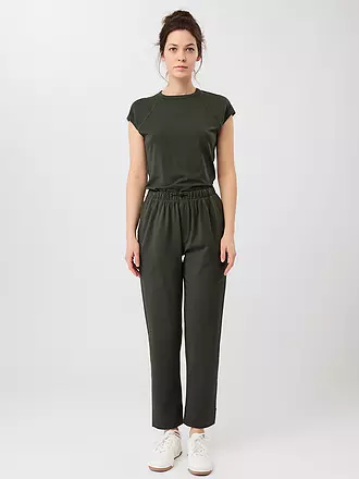 MANDALA | Damen Yogashirt Slim Fit | dunkelgrün