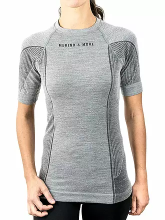 MERINO & MORE | Damen Funktionsshirt Shortsleeve | grau