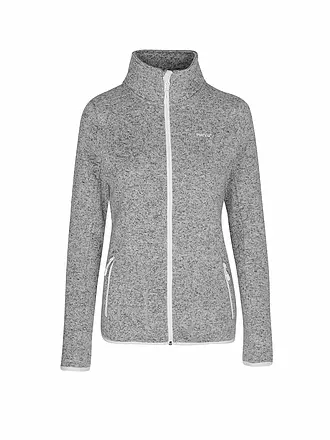 MERU | Damen Fleecejacke Bergen | hellgrau