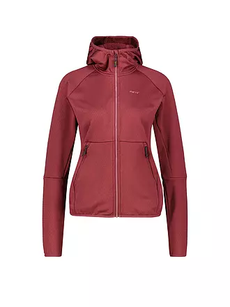 MERU | Damen Fleecejacke Motala | dunkelrot