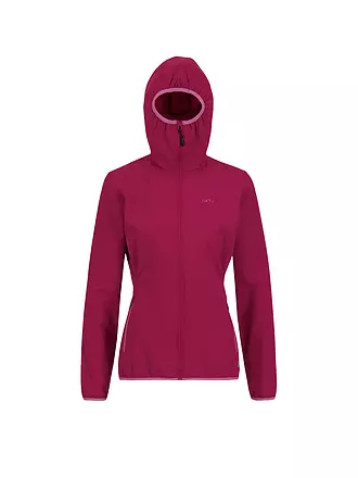 MERU | Damen Fleecejacke Talca Hoodie | beere