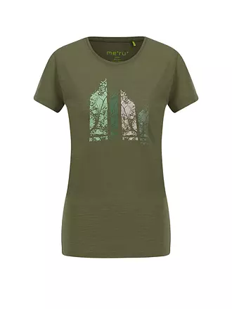 MERU | Damen Funktionsshirt Skive Wool | gelb