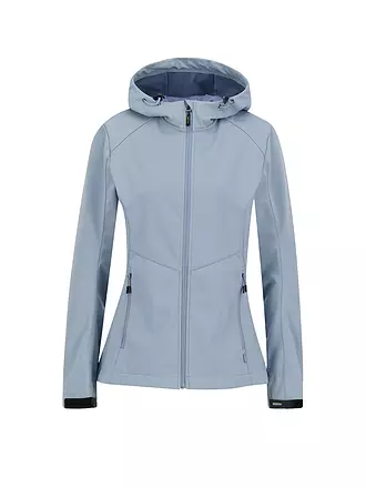 MERU | Damen Softshelljacke Meaux Hoodie | grau