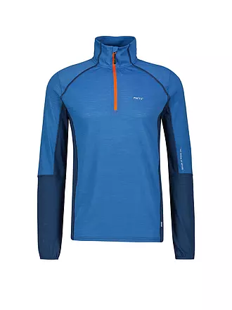 MERU | Herren Funktions Zipshirt Slagelse | dunkelblau