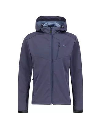 MERU | Herren Softshelljacke Meaux Hoodie | schwarz