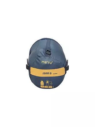 MERU | Kunstfaserschlafsack Isar 6 Comfort 42x21cm 1350g | dunkelblau