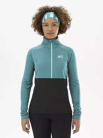 MILLET | Damen Zipshirt Intense Fleece | petrol