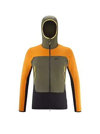 MILLET | Herren Fleecejacke Fusion Grid Polartec Hoodie | orange