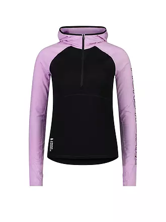 MONS ROYALE | Damen Funktionsshirt Bella Tech mit Zip | lila