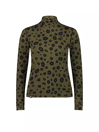 MONS ROYALE | Damen Funktionsshirt Cascade Flex 200 Mock Neck | olive