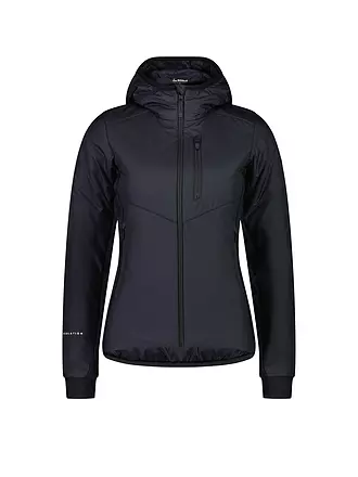 MONS ROYALE | Damen Isojacke Arete Wool Hoodie | schwarz