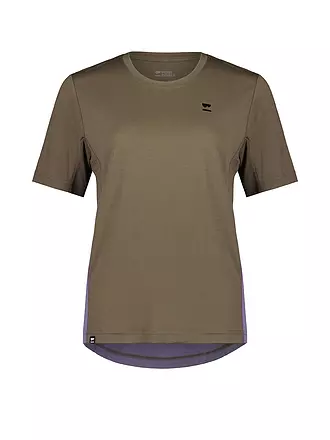 MONS ROYALE | Damen Radshirt Tarn Merino Shift Tee | camel