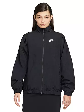 NIKE | Damen Jacke Sportswear Essential Windrunner | schwarz