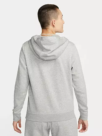 NIKE | Damen Kapuzenpullover Sportswear Club Fleece | grau