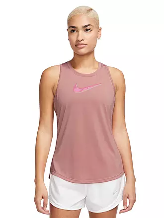 NIKE | Damen Lauftank DriFit Swoosh | rosa