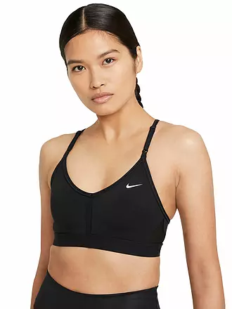 NIKE | Damen Sport-BH Swoosh Medium Support | weiss
