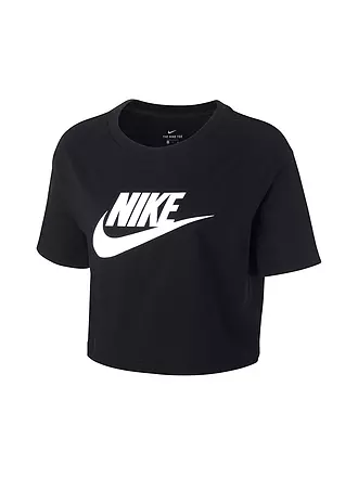 NIKE | Damen T-Shirt  Sportswear Essential Cropped | weiss
