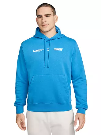 NIKE | Herren Hoodie Sportswear Standard Issue | blau