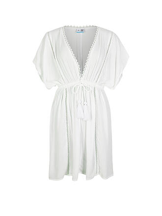 O'NEILL | Damen Tunika Mona Beach Cover Up | Snow White O'Neill Blue Mona Beach Cover Up | weiss