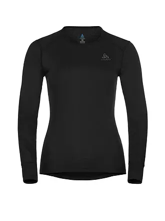 ODLO | Damen Funktionsshirt ACTIVE WARM ECO Base Layer | schwarz