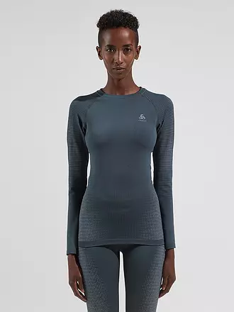 ODLO | Damen Funktionsshirt WARM ECO Baselayer | dunkelblau