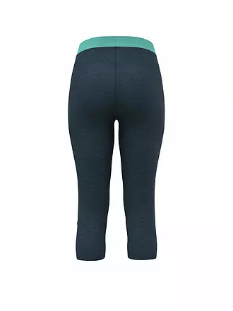 ODLO | Damen Unterzieh Hose Revelstoke Performance Wool 150 3/4 | blau