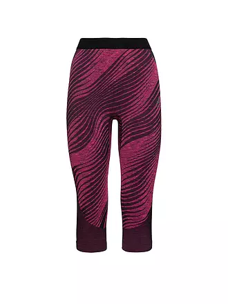 ODLO | Damen Unterzieh Tight Blackcomb Eco 3/4 | beere