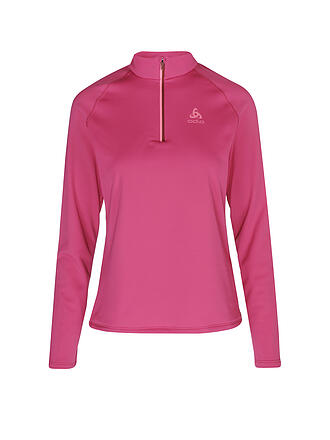 ODLO | Damen Unterzieh Zipshirt Besso Mid Layer | beere