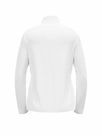 ODLO | Damen Unterzieh Zipshirt Besso Mid Layer | weiss