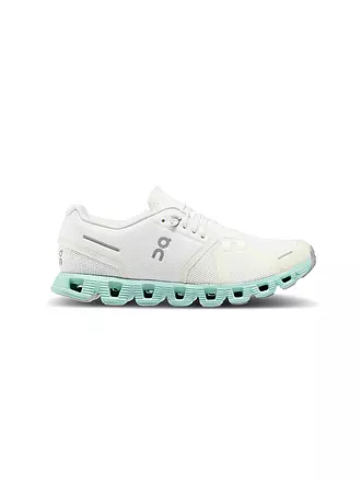ON | Damen Laufschuhe Cloud 5 MULBERRY ECLIPSE | weiss