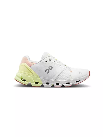 ON | Damen Laufschuhe Cloudflyer 4 WHITE HAY | weiss