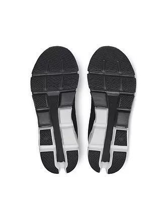 ON | Damen Laufschuhe Cloudflyer 4 WHITE HAY | schwarz