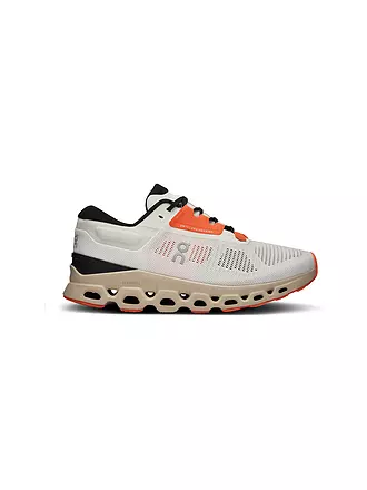 ON | Damen Laufschuhe Cloudstratus 3 METAL WISTERIA | weiss
