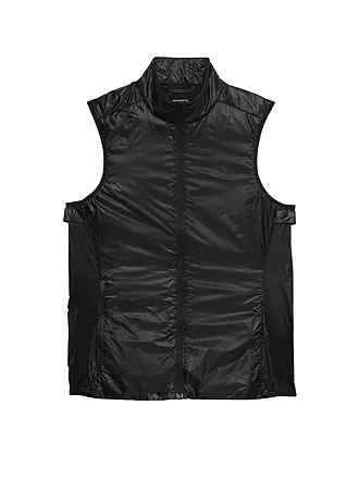 ON | Damen Laufweste Weather Vest | schwarz